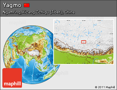 Physical Location Map of Yagmo