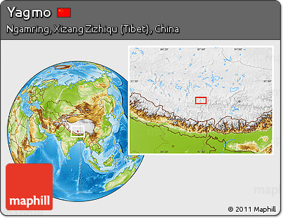 Physical Location Map of Yagmo