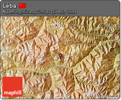 Satellite Map of Lêba