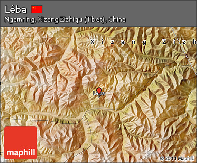 Satellite Map of Lêba
