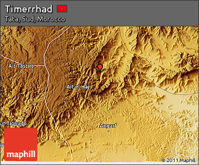 Physical 3D Map of Timerrhad
