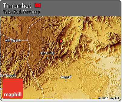 Physical 3D Map of Timerrhad