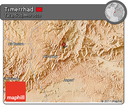 Satellite 3D Map of Timerrhad