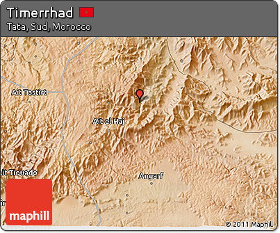 Satellite 3D Map of Timerrhad