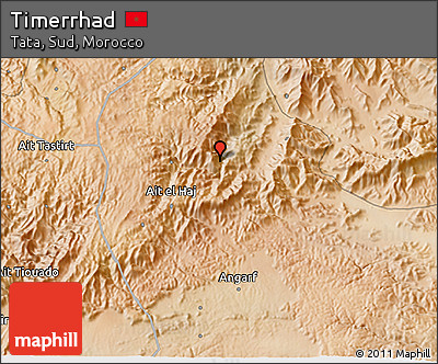 Satellite 3D Map of Timerrhad