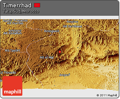 Physical Panoramic Map of Timerrhad