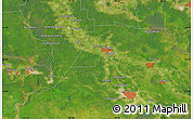 Satellite Map of the area around 29° 44' 59" N, 90° 52' 30" W