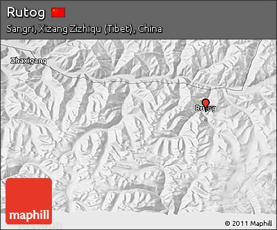 Physical 3D Map of Rutog