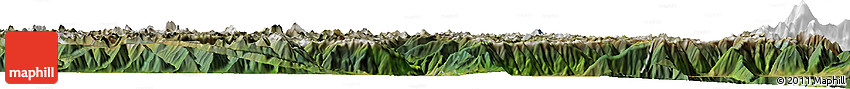 Satellite Horizon Map of the Area around 29° 44' 59" N, 94° 25' 30" E
