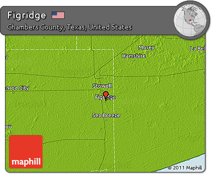 Physical 3D Map of Figridge