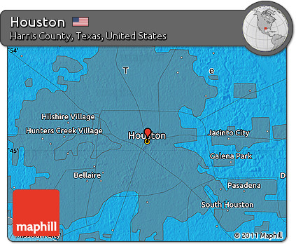 Political Map of Houston