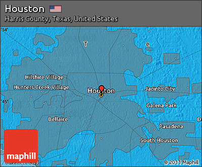 Political Map of Houston