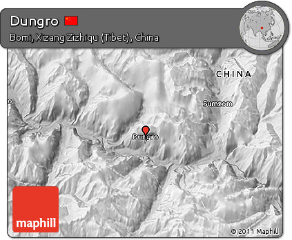 Physical 3D Map of Dungro