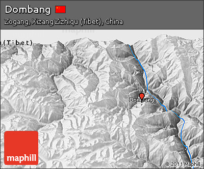 Physical 3D Map of Dombang