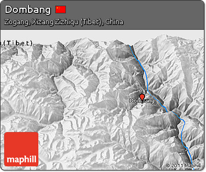 Physical 3D Map of Dombang
