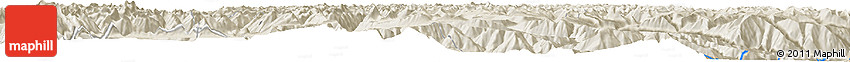 Shaded Relief Horizon Map of the Area around 29° 44' 59" N, 96° 58' 29" E