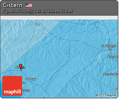 Political 3D Map of Cistern