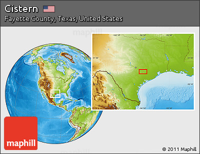 Physical Location Map of Cistern