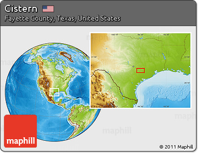 Physical Location Map of Cistern