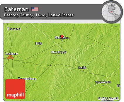 Physical 3D Map of Bateman