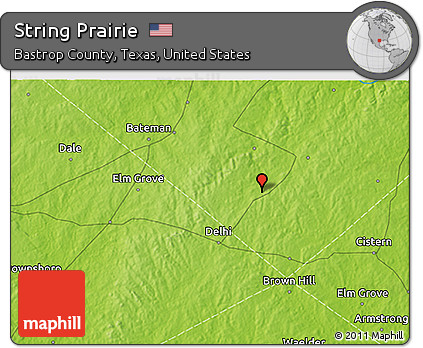 Physical 3D Map of String Prairie
