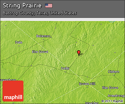 Physical 3D Map of String Prairie