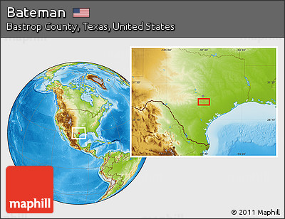 Physical Location Map of Bateman
