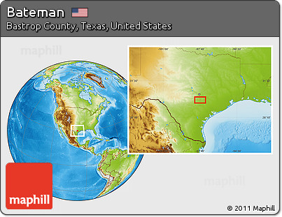 Physical Location Map of Bateman
