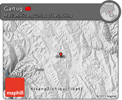 Physical 3D Map of Gartog