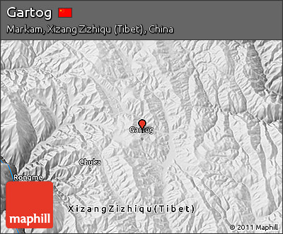 Physical 3D Map of Gartog