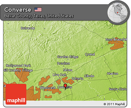 Physical 3D Map of Converse