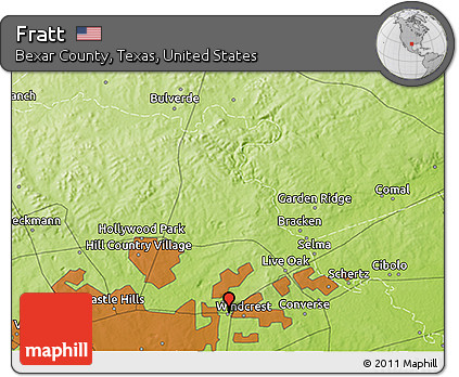 Physical 3D Map of Fratt