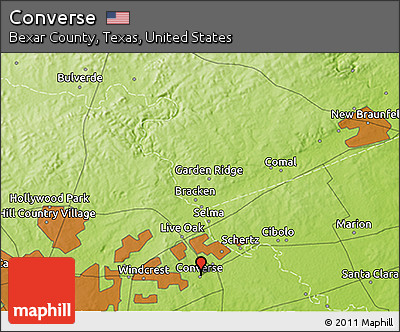Physical 3D Map of Converse