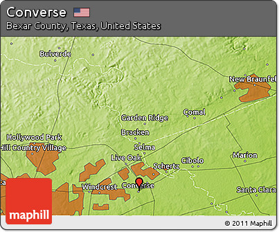 Physical 3D Map of Converse