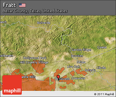 Satellite 3D Map of Fratt