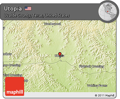 Physical 3D Map of Utopia
