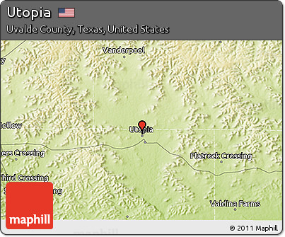 Physical 3D Map of Utopia