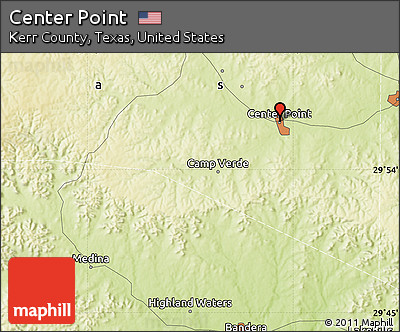 Physical Map of Center Point