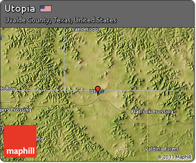 Satellite Map of Utopia