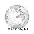 Outline Map of the Area around 29° 25' 43" S, 106° 19' 29" E, rectangular outline