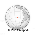 Outline Map of the Area around 29° 25' 43" S, 106° 10' 30" W, rectangular outline