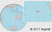Gray Location Map of the area around 29° 25' 43" S, 108° 52' 30" E