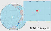 Gray Location Map of the area around 29° 25' 43" S, 108° 43' 29" W