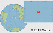 Savanna Style Location Map of the area around 29° 25' 43" S, 10° 7' 30" W