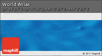 Physical Panoramic Map of the Area around 29° 25' 43" S, 110° 34' 29" E
