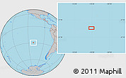 Gray Location Map of the area around 29° 25' 43" S, 110° 25' 30" W