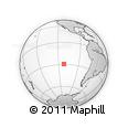 Outline Map of the Area around 29° 25' 43" S, 112° 7' 30" W, rectangular outline