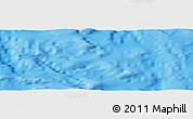 Shaded Relief Panoramic Map of the area around 29° 25' 43" S, 112° 7' 30" W