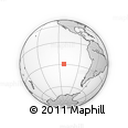 Outline Map of the Area around 29° 25' 43" S, 112° 58' 29" W, rectangular outline