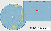 Savanna Style Location Map of the area around 29° 25' 43" S, 113° 49' 29" W